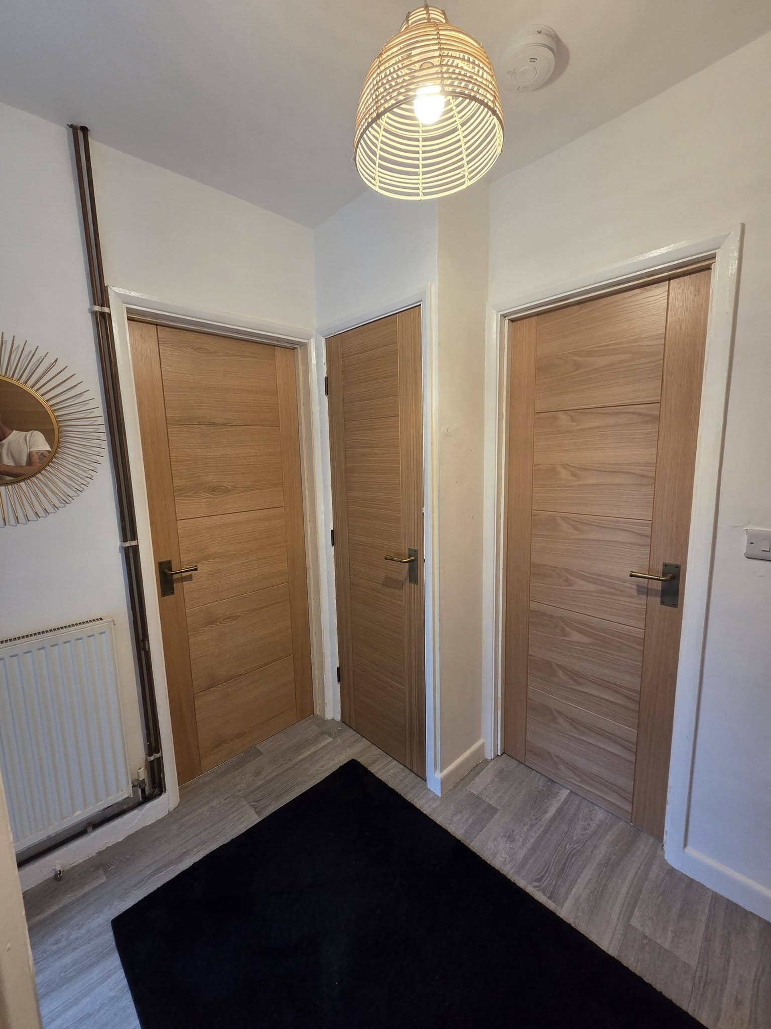 2040 x 526 x 40mm Iseo Oak Solid Core - Prefinished Internal Doors